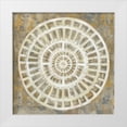thumbnail image 1 of Vassileva, Silvia 15x15 White Modern Wood Framed Museum Art Print Titled - Neutral Textured Medallion, 1 of 4