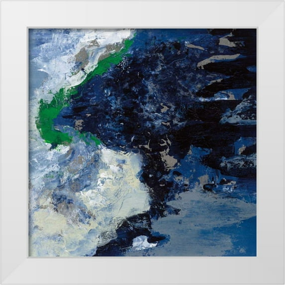 Vassileva, Silvia 15x15 White Modern Wood Framed Museum Art Print Titled - Northern Coast I