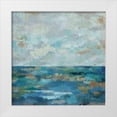 thumbnail image 1 of Vassileva, Silvia 15x15 White Modern Wood Framed Museum Art Print Titled - Seascape Sketches I, 1 of 4