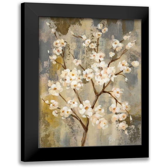 Vassileva, Silvia 15x18 Black Modern Framed Museum Art Print Titled - Neutral Branches I Crop