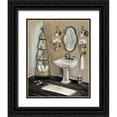 thumbnail image 1 of Vassileva, Silvia 15x18 Black Ornate Wood Framed with Double Matting Museum Art Print Titled - French Bath I Black, 1 of 4