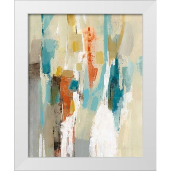 Vassileva, Silvia 15x18 White Modern Wood Framed Museum Art Print Titled - Steps on Sand II