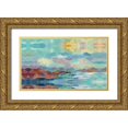 thumbnail image 1 of Vassileva, Silvia 18x12 Gold Ornate Wood Framed with Double Matting Museum Art Print Titled - Archipelago, 1 of 4