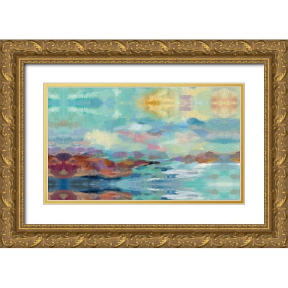 Vassileva, Silvia 18x12 Gold Ornate Wood Framed with Double Matting Museum Art Print Titled - Archipelago