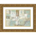 thumbnail image 1 of Vassileva, Silvia 18x13 Gold Ornate Wood Framed with Double Matting Museum Art Print Titled - Shades of Celedon, 1 of 4