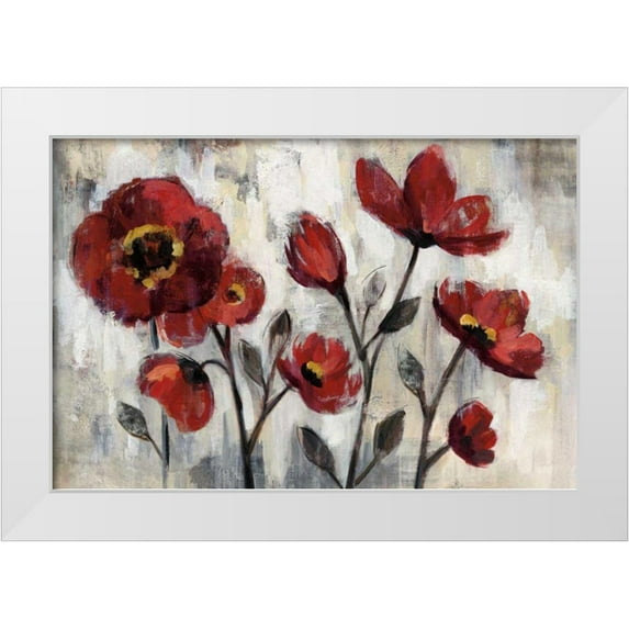 Vassileva, Silvia 18x13 White Modern Wood Framed Museum Art Print Titled - Floral Simplicity