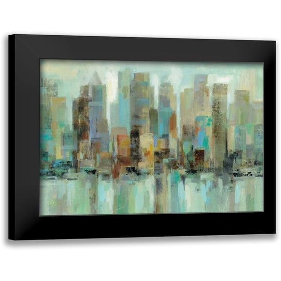 Vassileva, Silvia 18x14 Black Modern Framed Museum Art Print Titled - Morning Reflections