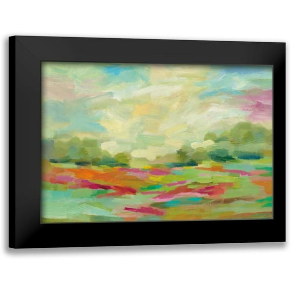 Vassileva, Silvia 18x14 Black Modern Framed Museum Art Print Titled - Sunny Fields