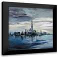 thumbnail image 1 of Vassileva, Silvia 20x20 Black Modern Framed Museum Art Print Titled - Manhattan Winter, 1 of 5