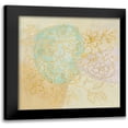 thumbnail image 1 of Vassileva, Silvia 20x20 Black Modern Framed Museum Art Print Titled - Mid Mod Sophisticated Floral I, 1 of 5