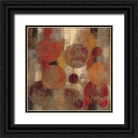 Vassileva, Silvia 20x20 Black Ornate Wood Framed with Double Matting Museum Art Print Titled - Oriental Bazaar I