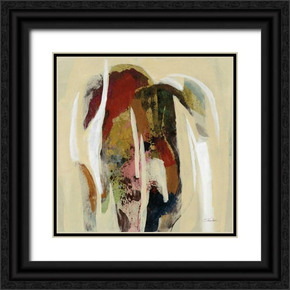 Vassileva, Silvia 20x20 Black Ornate Wood Framed with Double Matting Museum Art Print Titled - Terracotta Tile II