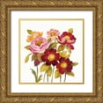thumbnail image 1 of Vassileva, Silvia 20x20 Gold Ornate Wood Framed with Double Matting Museum Art Print Titled - English Garden IV on White, 1 of 4