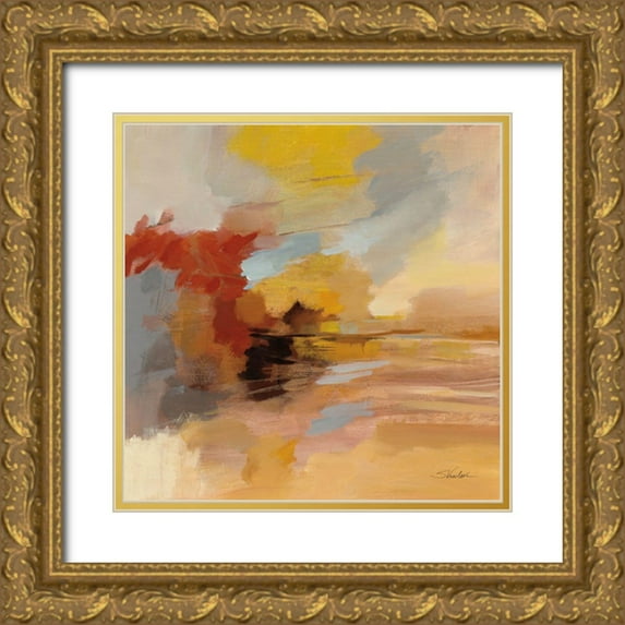Vassileva, Silvia 20x20 Gold Ornate Wood Framed with Double Matting Museum Art Print Titled - Sandstorm