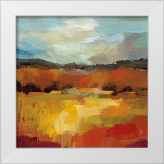 Vassileva, Silvia 20x20 White Modern Wood Framed Museum Art Print Titled - October Moment II