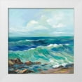 thumbnail image 1 of Vassileva, Silvia 20x20 White Modern Wood Framed Museum Art Print Titled - Rocky Beach, 1 of 4