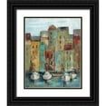 thumbnail image 1 of Vassileva, Silvia 20x24 Black Ornate Wood Framed with Double Matting Museum Art Print Titled - Old Town Port I, 1 of 4