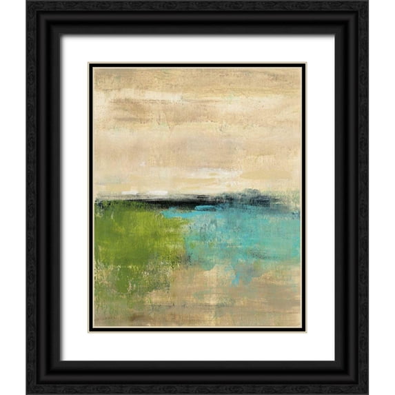 Vassileva, Silvia 20x24 Black Ornate Wood Framed with Double Matting Museum Art Print Titled - Spring Valley II