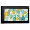 thumbnail image 1 of Vassileva, Silvia 24x14 Black Modern Framed Museum Art Print Titled - Painted Pebbles, 1 of 5