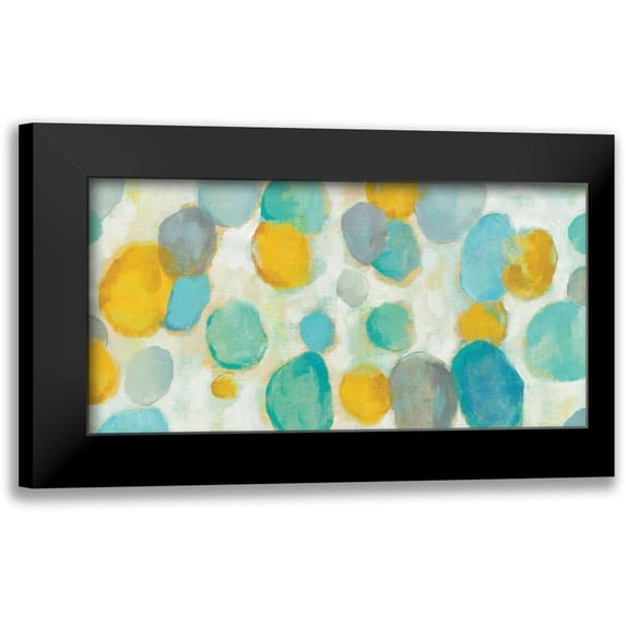 Vassileva, Silvia 24x14 Black Modern Framed Museum Art Print Titled - Painted Pebbles