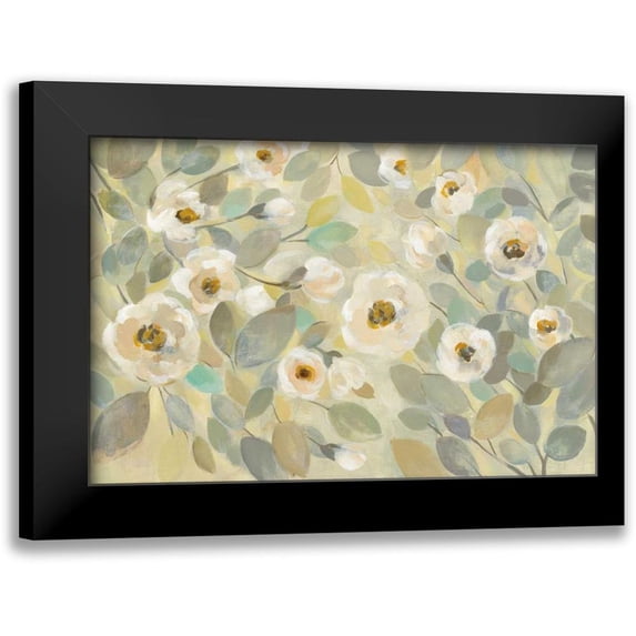 Vassileva, Silvia 24x17 Black Modern Framed Museum Art Print Titled - Blooming Branches Flower