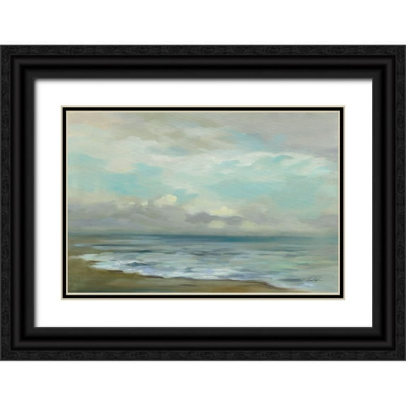 Vassileva, Silvia 24x17 Black Ornate Wood Framed with Double Matting Museum Art Print Titled - Rising Sun