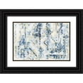 thumbnail image 1 of Vassileva, Silvia 24x17 Black Ornate Wood Framed with Double Matting Museum Art Print Titled - Scattered Indigo, 1 of 4
