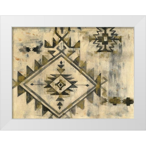Vassileva, Silvia 24x19 White Modern Wood Framed Museum Art Print Titled - Southwest Design VI
