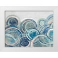 thumbnail image 1 of Vassileva, Silvia 24x19 White Modern Wood Framed Museum Art Print Titled - Variation Blue Grey Pink Crop, 1 of 4