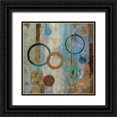 thumbnail image 1 of Vassileva, Silvia 26x26 Black Ornate Wood Framed with Double Matting Museum Art Print Titled - Bubble Graffiti II, 1 of 4