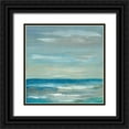 thumbnail image 1 of Vassileva, Silvia 26x26 Black Ornate Wood Framed with Double Matting Museum Art Print Titled - Early Morning Waves II, 1 of 4