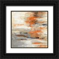 thumbnail image 1 of Vassileva, Silvia 26x26 Black Ornate Wood Framed with Double Matting Museum Art Print Titled - Golden Dust Crop Orange, 1 of 4