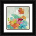 thumbnail image 1 of Vassileva, Silvia 26x26 Black Ornate Wood Framed with Double Matting Museum Art Print Titled - Longstem Bouquet II Square I, 1 of 4
