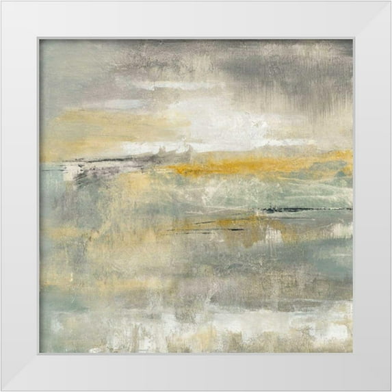 Vassileva, Silvia 26x26 White Modern Wood Framed Museum Art Print Titled - February Sky