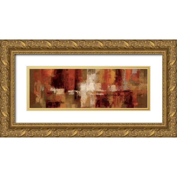 Vassileva, Silvia 32x13 Gold Ornate Wood Framed with Double Matting Museum Art Print Titled - Castanets Crop
