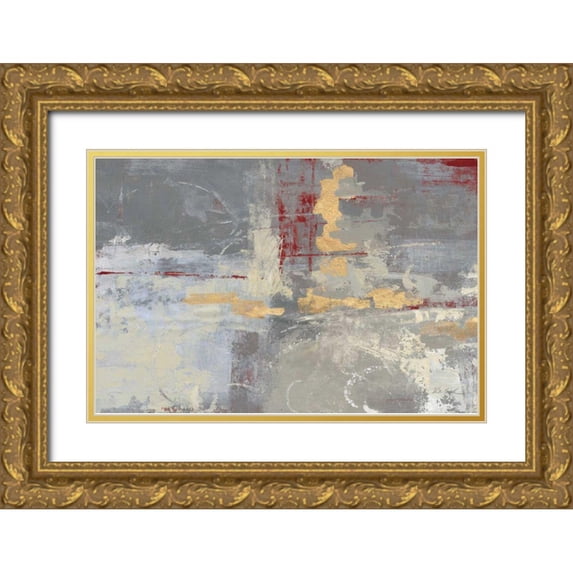 Vassileva, Silvia 32x23 Gold Ornate Wood Framed with Double Matting Museum Art Print Titled - Missing You Red Crop