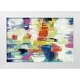 thumbnail image 1 of Vassileva, Silvia 32x23 White Modern Wood Framed Museum Art Print Titled - Island Town Bright, 1 of 4