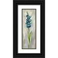 thumbnail image 1 of Vassileva, Silvia 7x14 Black Ornate Wood Framed with Double Matting Museum Art Print Titled - Single Stem Flower I, 1 of 4