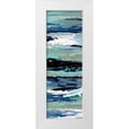 thumbnail image 1 of Vassileva, Silvia 7x14 White Modern Wood Framed Museum Art Print Titled - Coastal Sea Foam III, 1 of 4