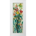 thumbnail image 1 of Vassileva, Silvia 7x14 White Modern Wood Framed Museum Art Print Titled - Tall Bright Flowers Cream I, 1 of 4