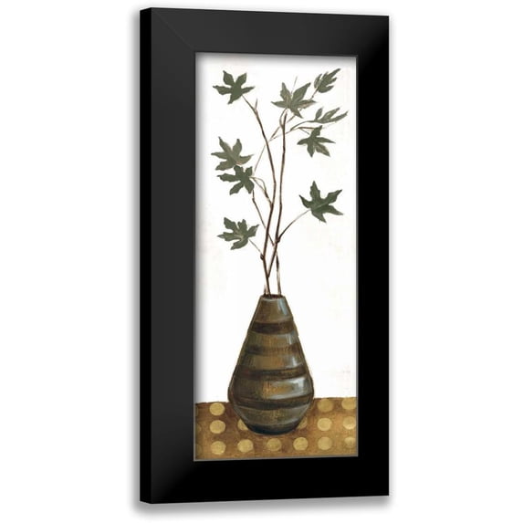 Vassileva, Silvia 8x14 Black Modern Framed Museum Art Print Titled - Zen Panel III on White