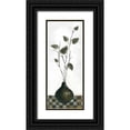 thumbnail image 1 of Vassileva, Silvia 8x14 Black Ornate Wood Framed with Double Matting Museum Art Print Titled - Zen Panel IV on White, 1 of 4