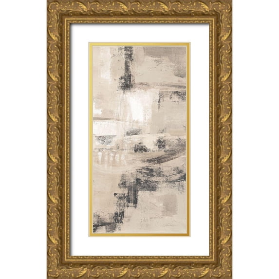 Vassileva, Silvia 9x14 Gold Ornate Wood Framed with Double Matting Museum Art Print Titled - Neutral Shades III