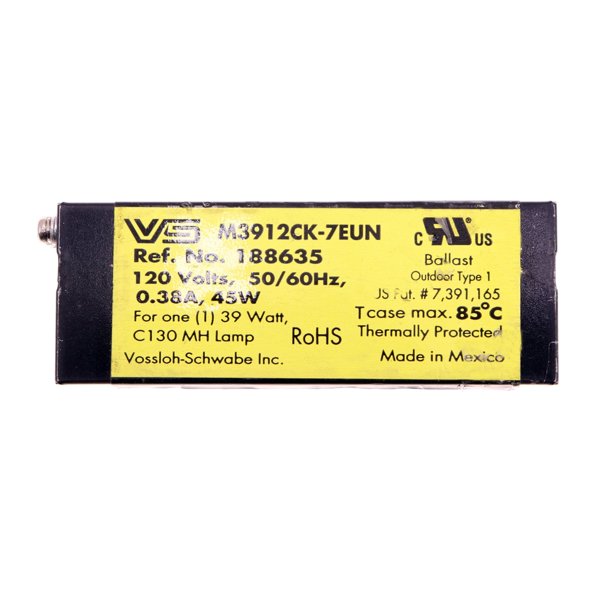 vossloh-schwabe m2212ck-7eun electronic mh ballast, 22w m175 metal halide, 120v