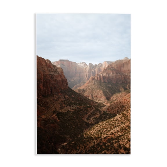 Stupell Industries Vast Canyon Zion Park Wall Plaque Art, design by Jade Sharp Photo, 19 x 13