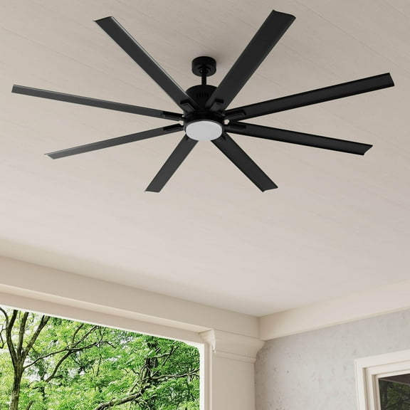 Vast Collection 72" 18W LED Eight- Blade Fan