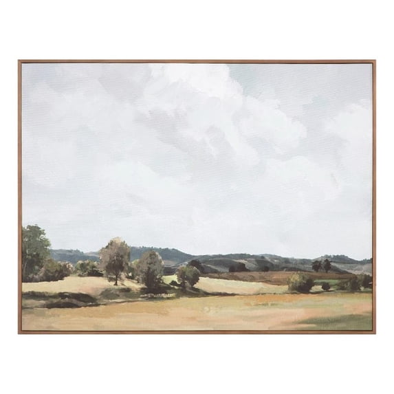 Vast Country Framed Painting Multi-Color