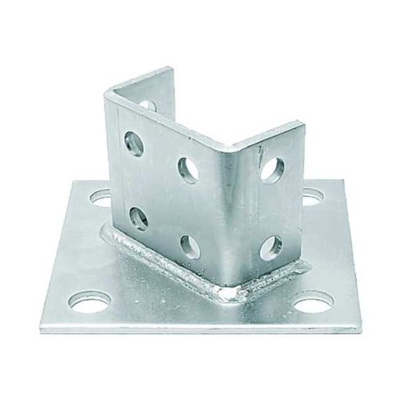 Vast Strut Channel Fitting,Silver,1/4 V6945EG