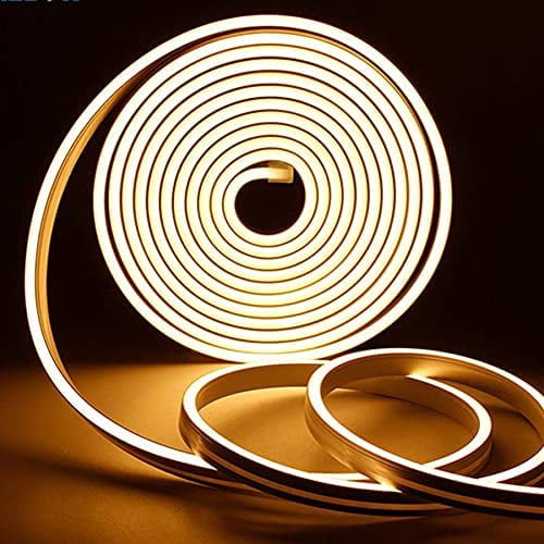 Vasten LED Neon Strip Lights - 12V Silicone 8 × 16 mm LED Neon Light ...