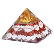 Vastu Gomati Chakra Lakshmi Shree Yantra Pyramid, Spiritual Item - 7.5 Cm | Positive Energy Tools, Spiritual Wealth Pyramid For Positive Energy, Meditation, Prosperity | Auspicious Gift Item